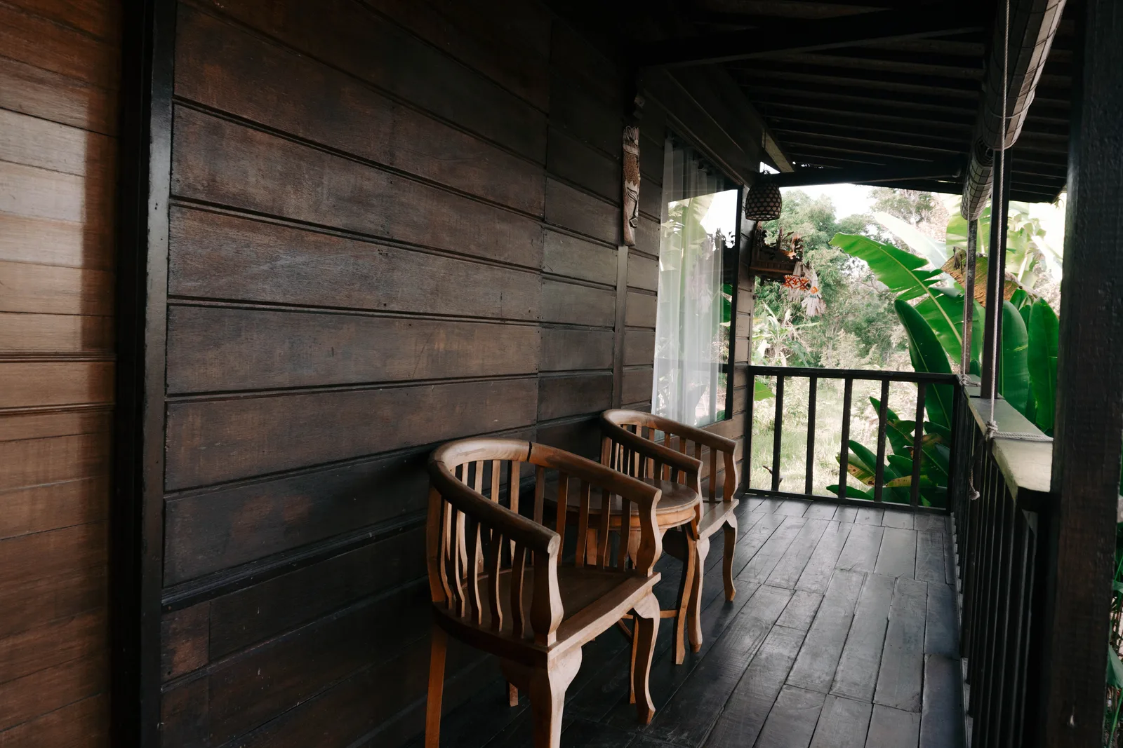 Quiet balcony corner